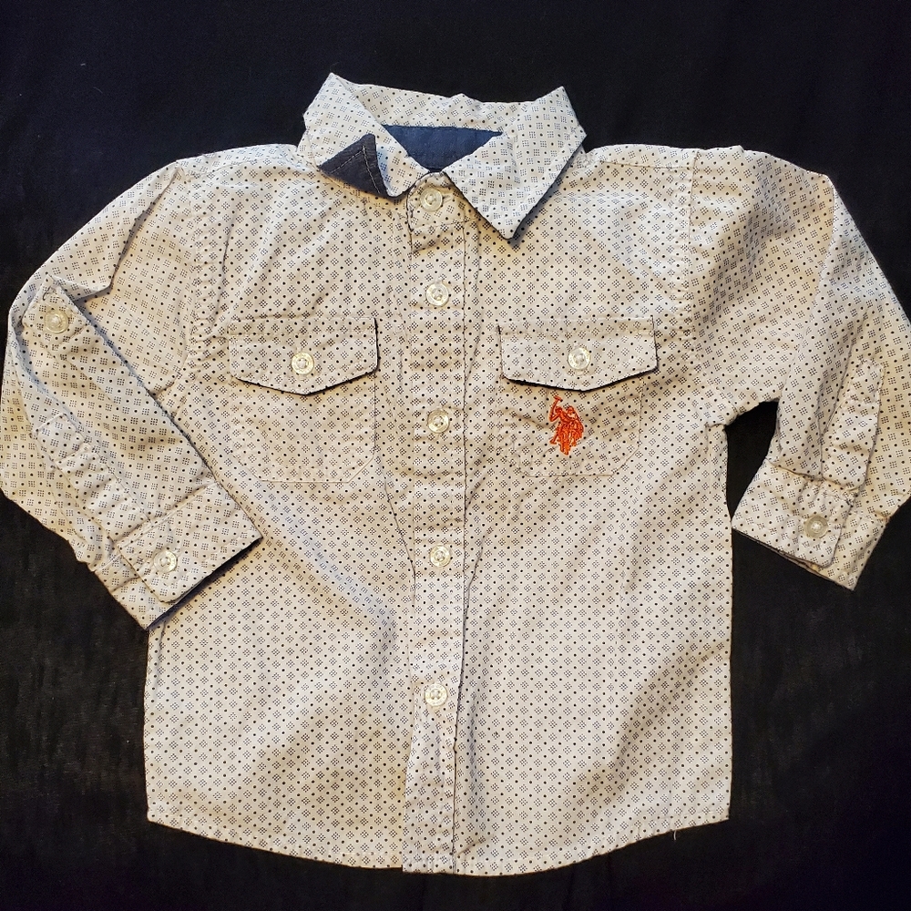 U.S. Polo long sleeved button up shirt